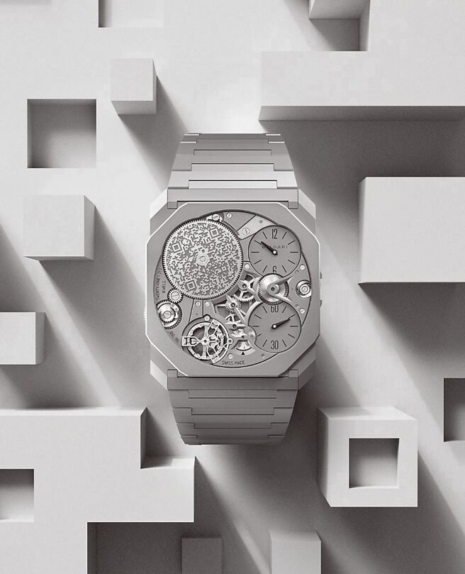 宝格丽以Octo Finssimo Ultra腕表为主题打造NFT作品。（BVLGARI提供）