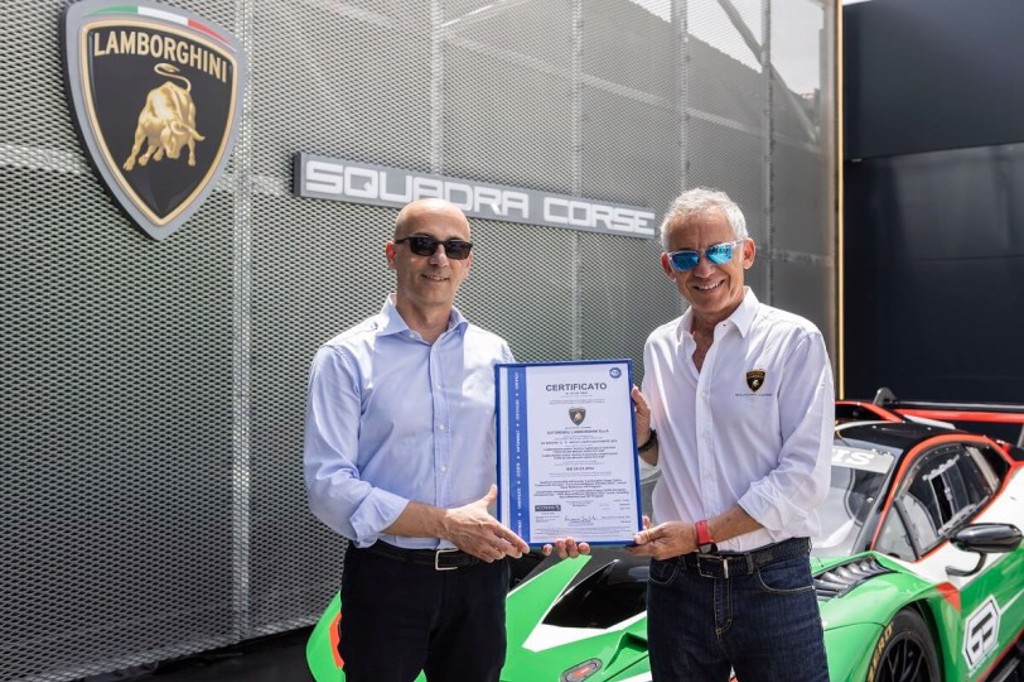 Lamborghini Squadra Corse獲得ISO 20121可持續性環保認證(圖/CarStuff)
