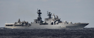 中俄艦艇沖繩外海現蹤  日本機艦警戒監視