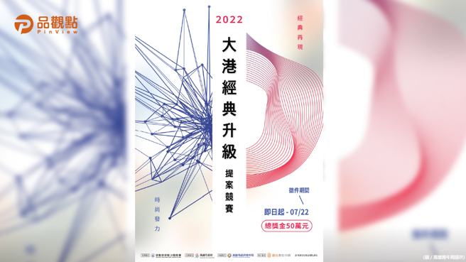 品观点｜「2022大港经典升级提案竞赛」开跑 广邀青年提案 经典再现风华（图/品观点提供）