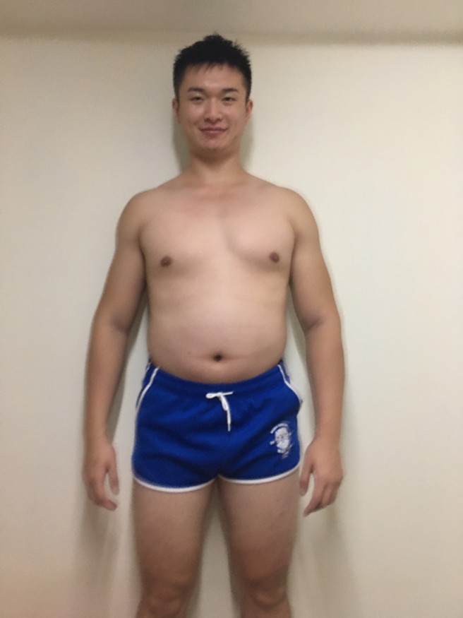 施昱任從小食量超大，一餐要吃4個便當、曾胖到110公斤。圖／施昱任提供