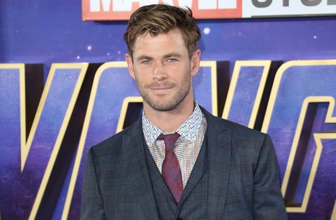 《雷神》克里斯汉斯沃（Chris Hemsworth）日前携一家人参加首映。（图／达志影像）