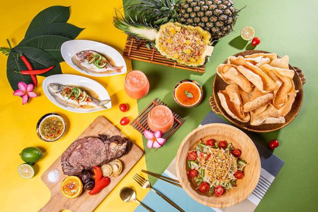 （台北凱達大飯店「百宴」自助餐廳，推夏日祭料理，平日用餐享第二人五折優惠。圖／台北凱達大飯店提供）