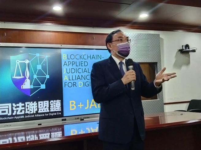 法務部長蔡清祥。（陳志賢攝）