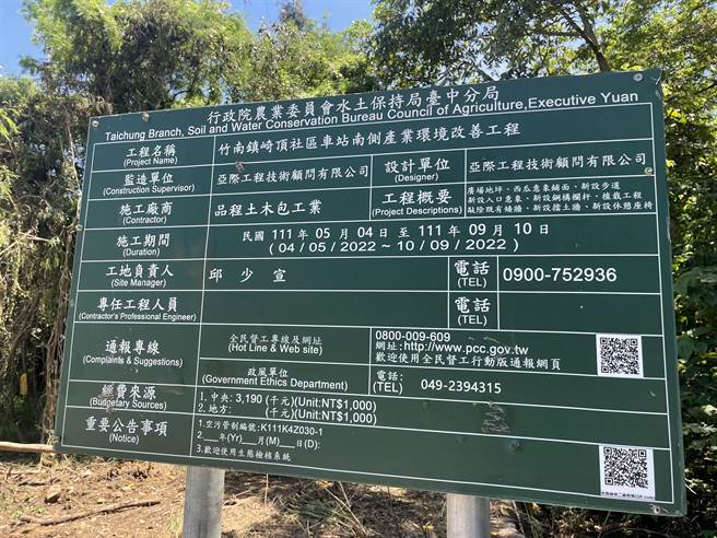 竹南鎮公所爭取闢建停車場，提供大型遊覽車停放，吸引遊客前來崎頂地區遊玩。（謝明俊攝）