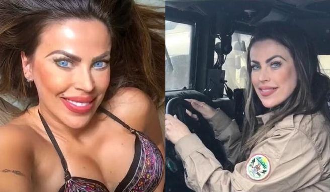 巴西超模塔利塔·杜瓦莱 (Thalita do Valle)褪去华丽衣着，改披战袍协助乌克兰参战，上周惊传身亡。(图/截自推特)