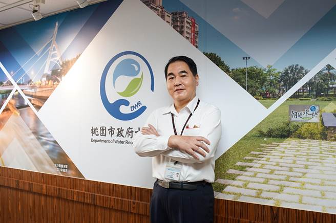 水务局长刘振宇表示，水务局积极执行「建置雨水下水道完整图资、积极争取经费、智慧化管理补足人力缺口」三大策略，加速推动本市雨水下水道建设。(市府提供／蔡依珍桃园传真)