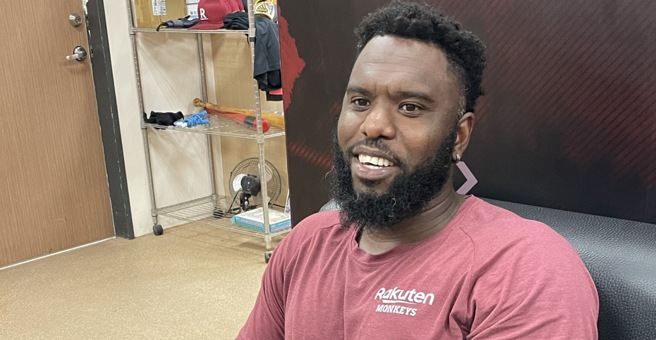 乐天桃猿洋投索沙。（本报资料照/毛琬婷摄）