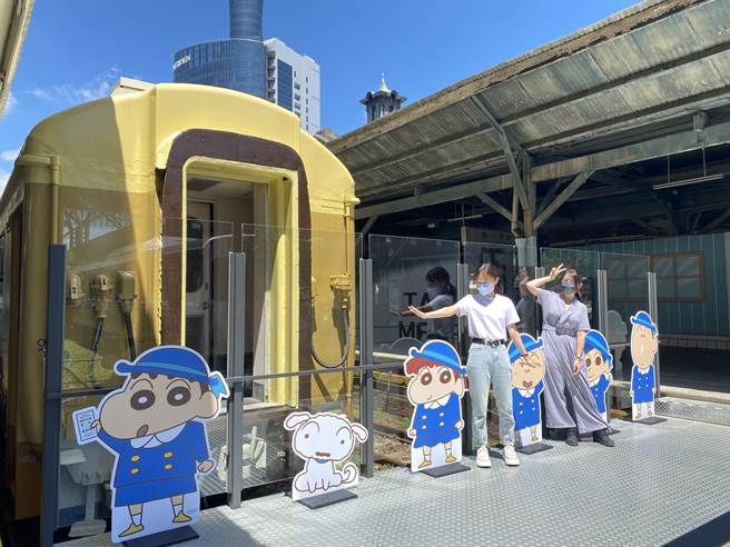 活动打卡景点，「和蜡笔小新及春日部防卫队，夏日出游去」。（主办单位提供／陈淑芬台中传真）