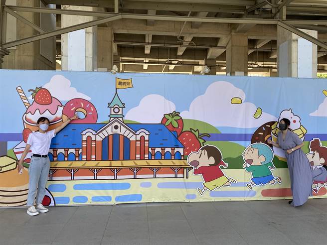 活动打卡景点，台中限定场景台中车站。（主办单位提供／陈淑芬台中传真）