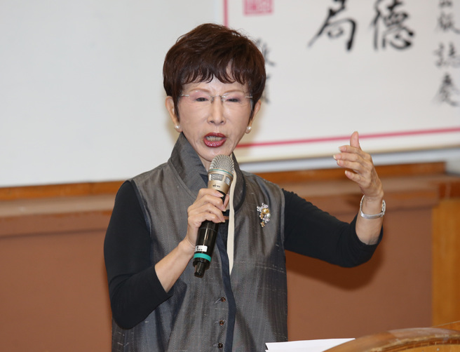 前国民党主席洪秀柱。（资料照片，姚志平摄）