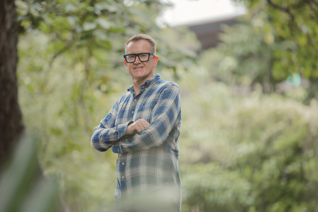 外语电台总经理Tim Berge（摄影／庄智渊）