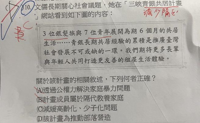 網友不解為何青銀共居能夠減緩高齡化、少子化。（翻攝自爆廢公社）