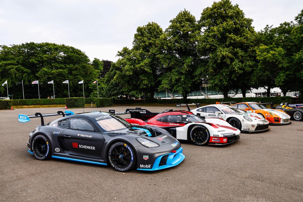 從Goodwood啟程世界巡迴，Porsche GT4 ePerformance 純電跑車全球首度登場(圖/	CarStuff)