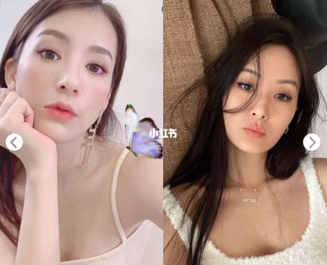 方媛(左)和孙芸芸被夸有些像姊妹。(图/小红书，方媛孙芸芸IG)