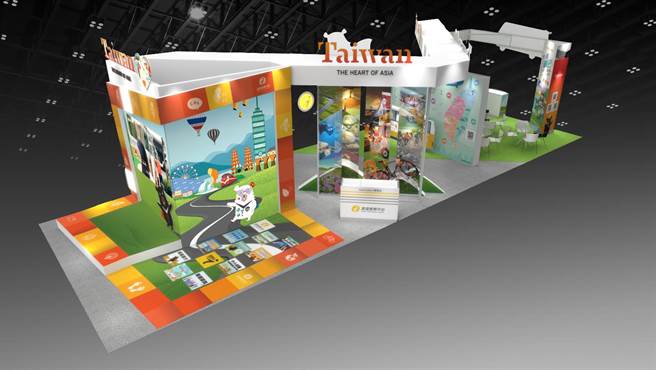 「2022台北国际夏季旅展」将于7月15日至18日于台北世贸1馆展开，交通部观光局也设立主题馆，邀请民眾低碳行旅台湾。（观光局提供／陈佑诚传真）