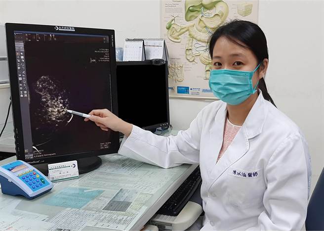 大千医院医师陈以涵建议多留意乳癌常见症状，并定期接受检查，才能远离乳癌威胁。（大千医院提供／谢明俊苗栗传真）