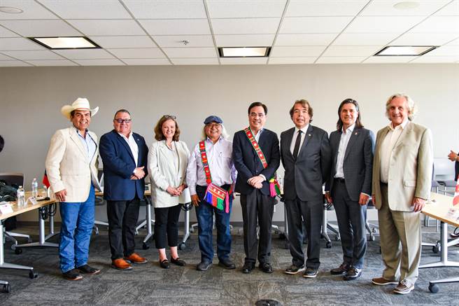 原民会与加拿大原住民族政策交流。（原民会提供／林良齐台北传真）