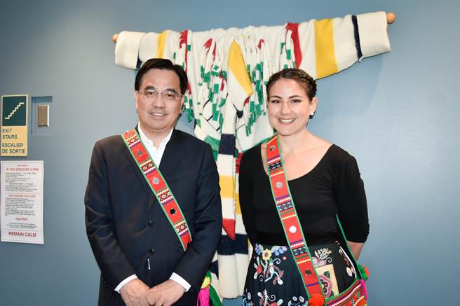 原民会与加拿大原住民族政策交流。（原民会提供／林良齐台北传真）