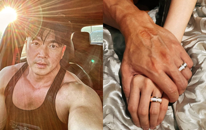 男星李沛旭8日帶愛妻到戶政事務所登記結婚。(圖/ 摘自李沛旭IG)