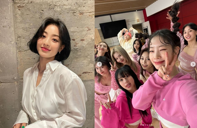 韩国女团TWICE队长志效。(图/ 摘自TWICE志效IG、TWICE IG)