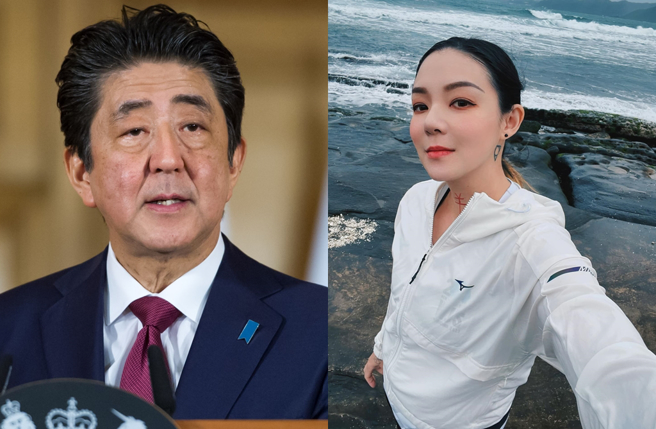 欧阳靖发文分享自己对安倍骤逝事件的看法。（图／达志影像；翻摄自欧阳靖・里东京生存记脸书）