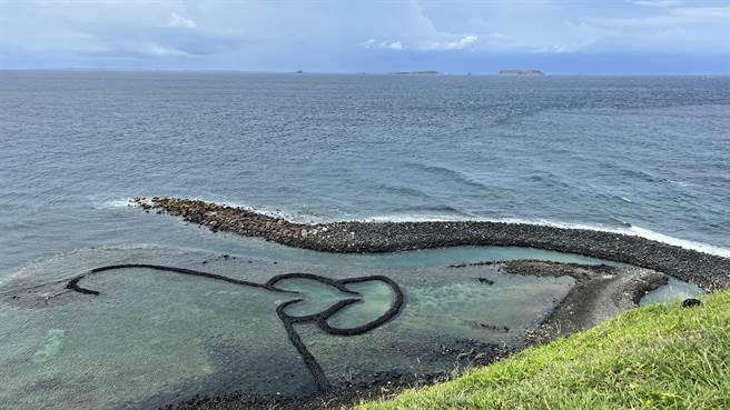 七美的双心石沪。（张毓翎摄）