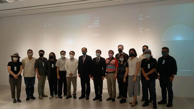 立法院長游錫堃9日出席「2022國會新園區設計工作坊成果展」。（邱新博攝）