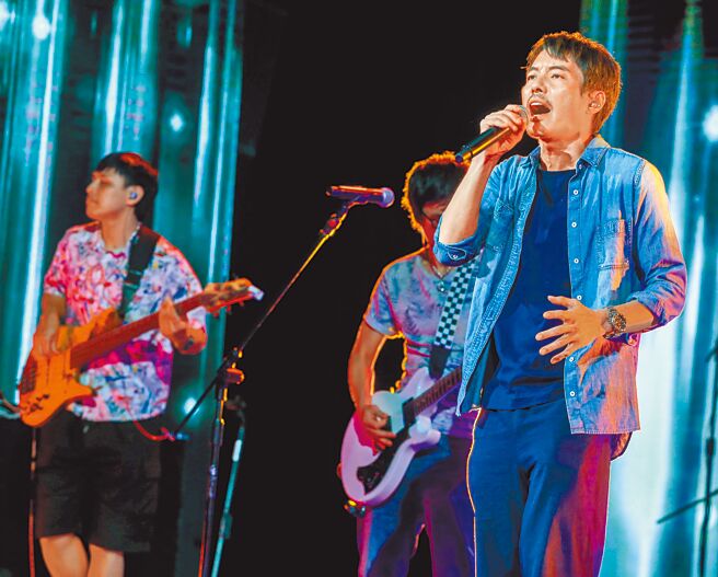 阿山今年以表演嘉宾身分登上台北电影节舞台。（粘耿豪摄）