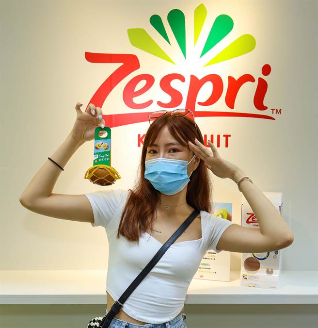 奇异果品牌Zespri在香堤广场打造快闪店，民眾打卡可能好礼。（Zespri提供）