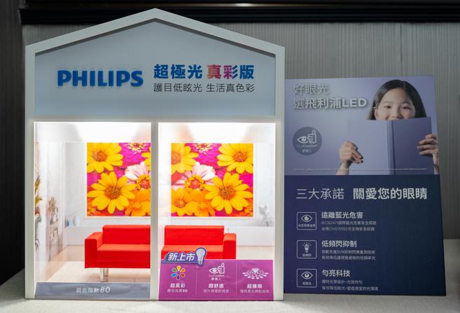 对比一般CRI80的球泡灯，在昕诺飞CRI90的超极光真彩版的照射下，物品的顏色和饱和度皆显着提升。（昕诺飞提供）