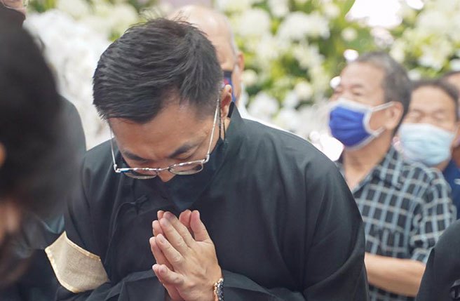 國民黨立委江啟臣母喪，今舉行告別奠禮。(取材自江啟臣臉書)