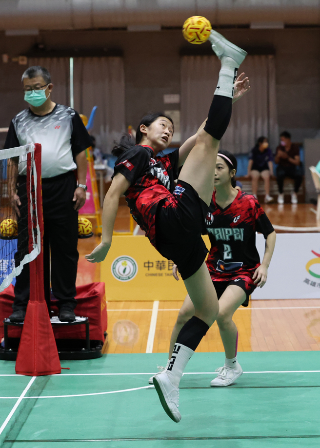 TP TEAM陳曉葳奮力表現。（中華藤協提供）