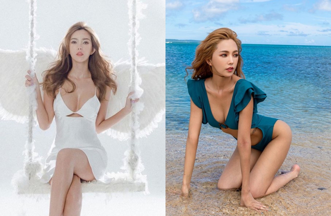 拐拐今年的生日照将自己打扮成天使。（图／sabrina5477_ Instagram）