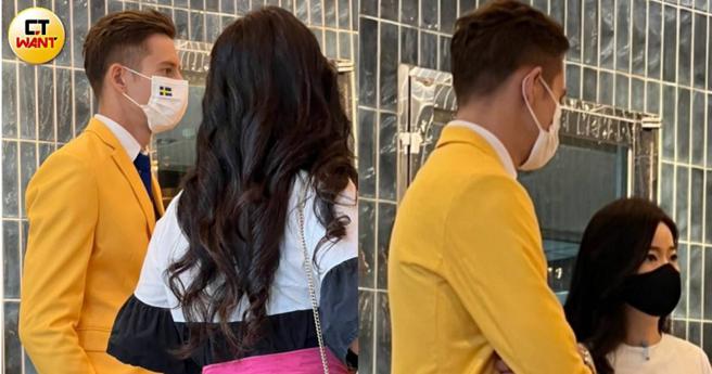 本刊巧遇马丁与前妻在台北市内湖区的咖啡店买咖啡，两人仍很有话聊。（图／本刊娱乐组）