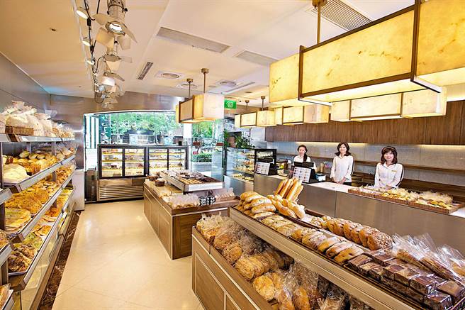 台北神旺大饭店普诺麵包坊店景。（台北神旺大饭店提供）