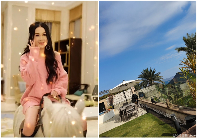 温碧霞分享生活的同时也曝光豪宅内部。（图/温碧霞微博）