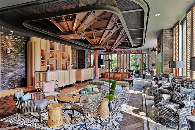 捷丝旅台南十鼓馆。（晶华提供）