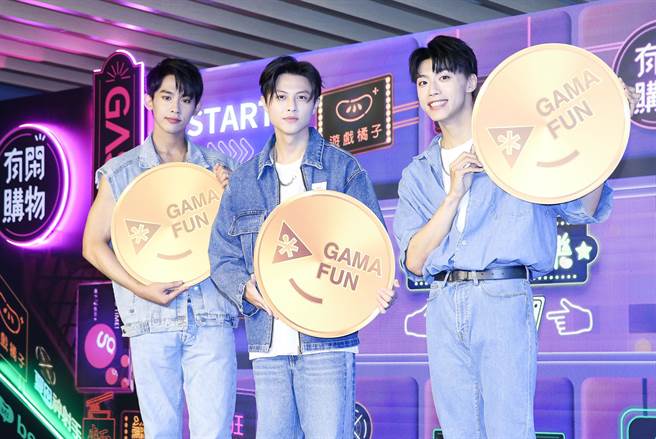 陳治廷（左起）、王子邱勝翊、黃文廷。（陳俊吉攝）