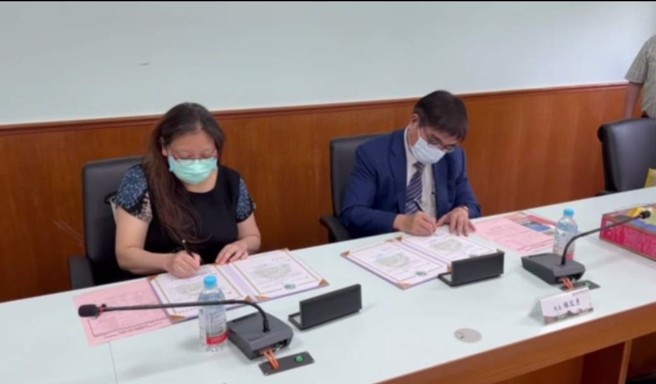 台北海洋科大與東方工商策略聯盟合作簽約。(照片/東方工商提供)