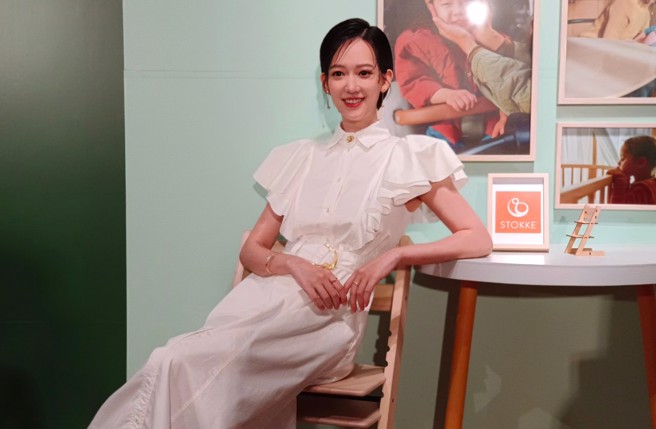 孟耿如产后首度现身活动，身材已完全恢復少女形态。(图／王柏森)