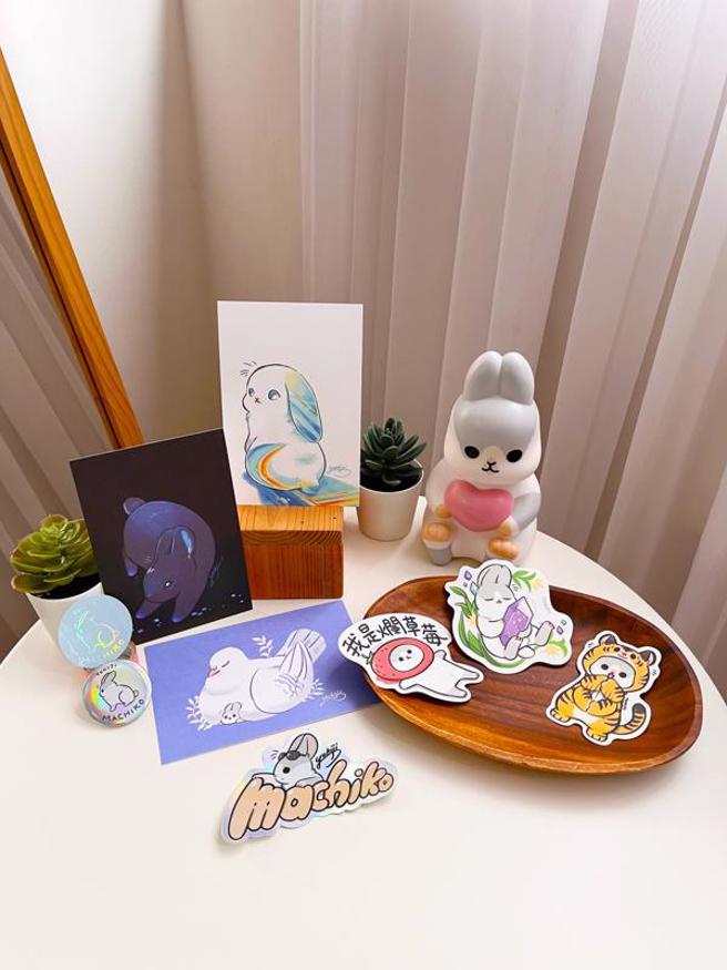 2022台灣文博會將在高雄舉辦，家在高雄的「ㄇㄚˊ幾兔」創作者、畫家YUKIJI（雪路）受邀合作。
（圖/ 中央社）