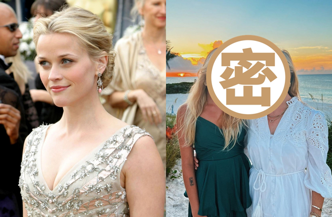 瑞丝薇斯朋女儿和女儿同框简直一模一样。（图／瑞丝薇斯朋Instagram、达志影像）