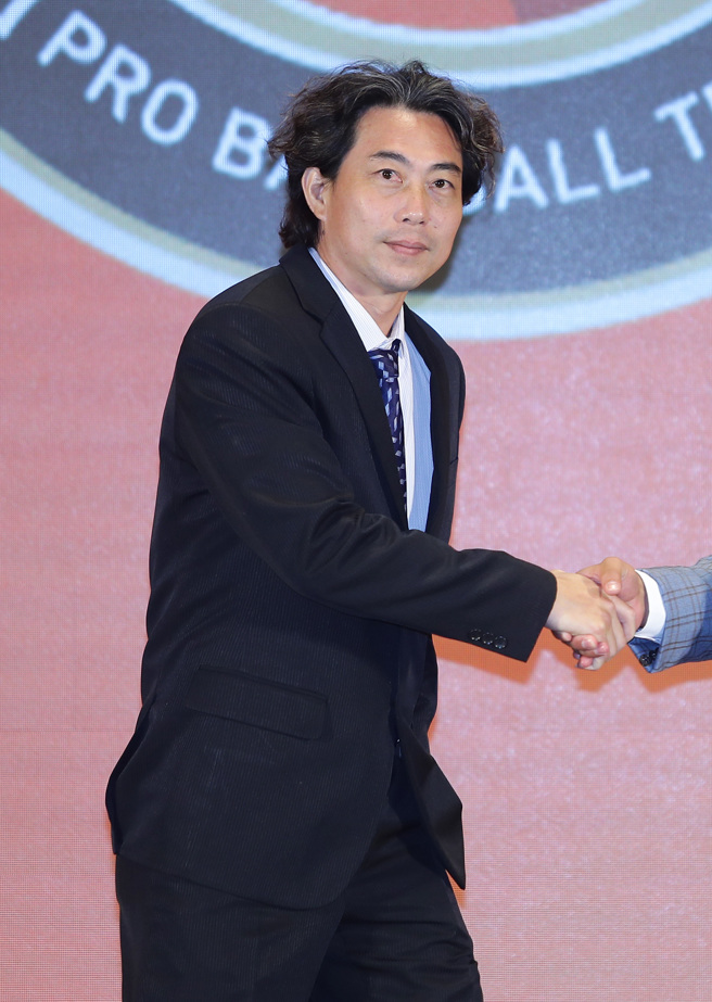 統一獅總教練林岳平。（季志翔攝）