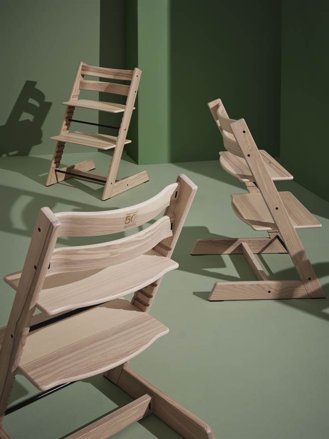 Stokke Tripp Trapp®50周年限量纪念款。（Stokke Tripp Trapp®提供）