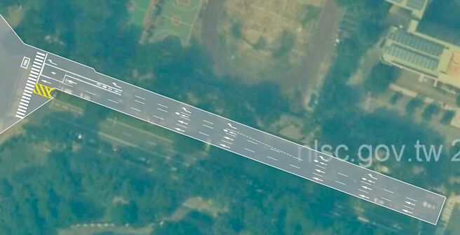 高雄中正一路该路段未来完工示意图，右转道将移至最右侧。（高雄市交通局提供／崔正纲高雄传真）