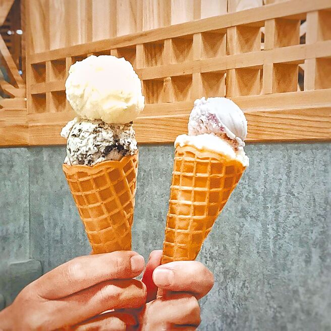 筑间持续拓点，用人气品牌冰品吸引消费者上门。（筑间提供）