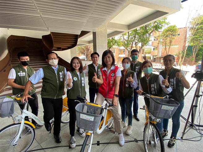 新竹市下届市长选战三脚督已成形，沈慧虹说，她完全不担心会被分票，希望大家来场君子之争。（陈育贤摄）