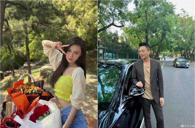 汪小菲恢復单身后，没多久就传出和小他14岁的张颖颖传出绯闻。（图／取材自微博）