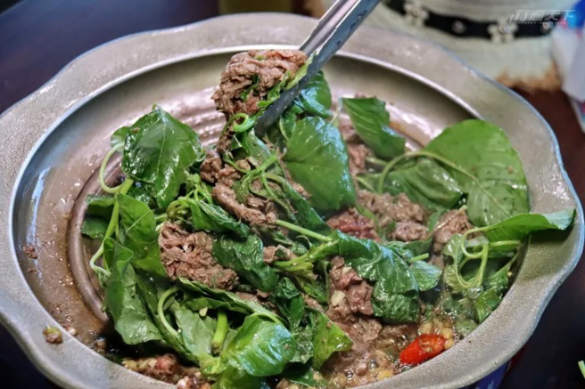 花莲野溪餐桌 牛巴达。(图/行遍天下提供)